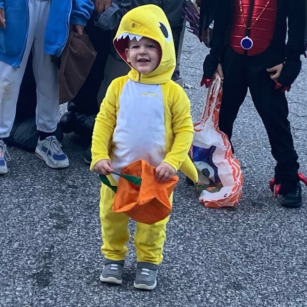 Baby shark gently used Halloween costume